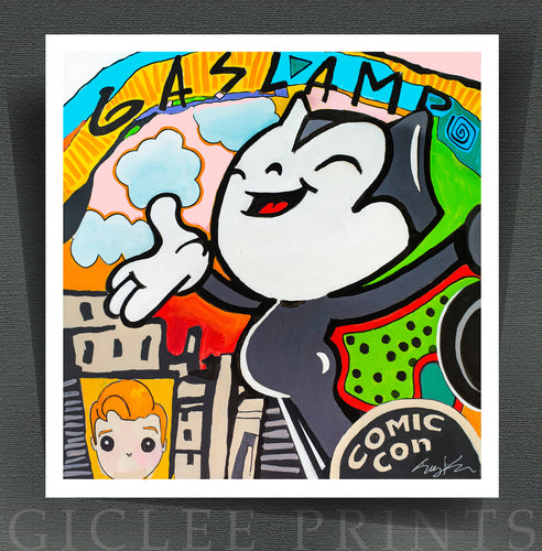 Comic-Con Print: Gaslamp Kitty Print